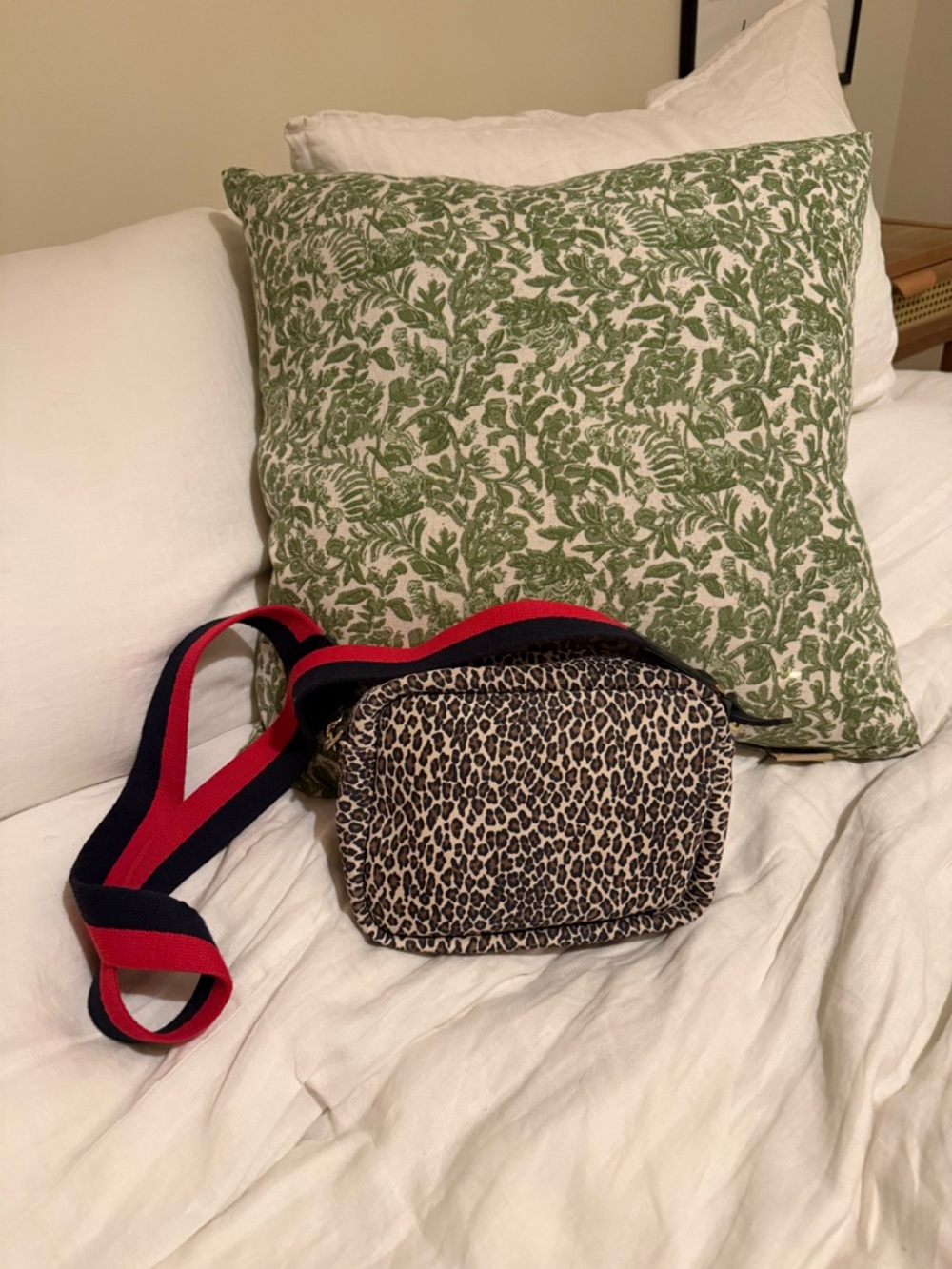 Clare V. Leopard Midi Sac